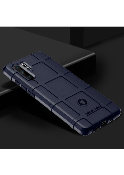Huawei P30 Pro Için Sağlam Kare Izgara Doku Tpu Kılıf Aksesuar-Mavi (Yurt Dışından) fiyatları