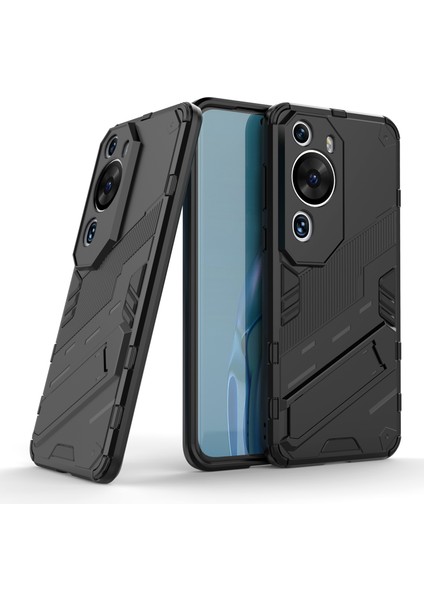 Huawei P60 Art Pc+Tpu Defender Telefon Kılıfı Kickstand Darbeye Dayanıklı Kapak-Siyah (Yurt Dışından) indirimleri