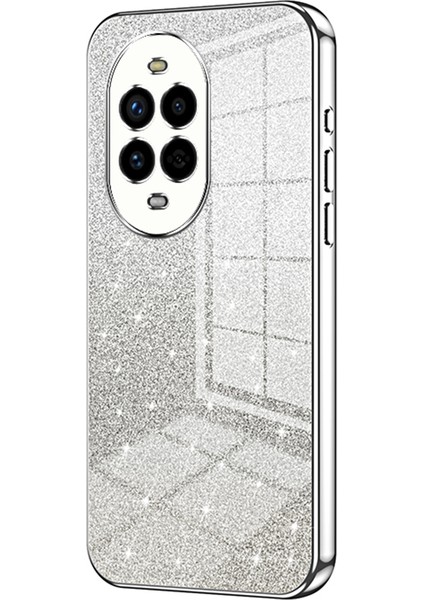 Huawei Nova 13 Pro 5g Kılıf Galvanik Degrade Parıltılı Tpu Telefon Kılıfı-Gümüş (Yurt Dışından)