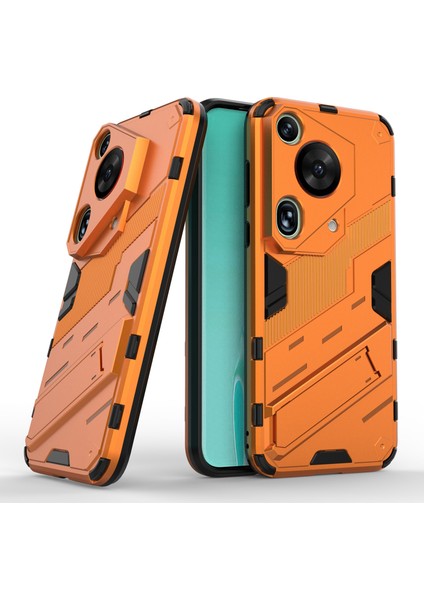 Huawei Pura 70 Ultra Koruyucu Kılıf Kickstand Pc+Tpu Telefon Kılıfı-Turuncu (Yurt Dışından) fiyatları