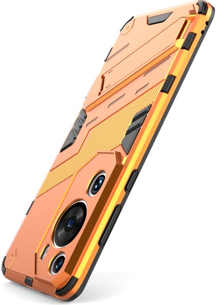 Huawei P60 Art Pc+Tpu Defender Telefon Kılıfı Kickstand Darbeye Dayanıklı Kapak-Turuncu (Yurt Dışından) fırsatları