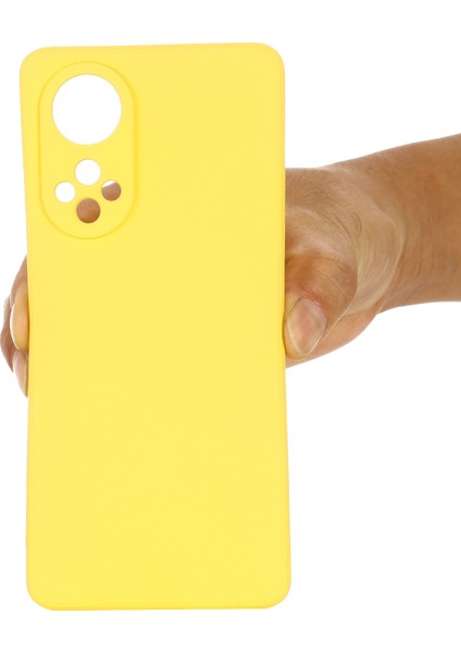 Huawei Nova 9/honor 50-Sarı Için Yumuşak Sıvı Silikon Çizilmez Mikrofiber Astarlı Koruyucu Kılıf Kayışlı (Yurt Dışından) indirimleri