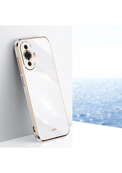 Xınlı Düşmeye Karşı Telefon Kılıfı Huawei Nova 11/nova 12S 4g/nova 12 Lite 4g, Elektrokaplamalı Hassas Lens Kesik Tpu Kapak-Beyaz (Yurt Dışından) indirimleri