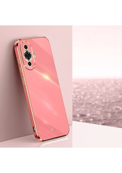 Xınlı Düşmeye Karşı Telefon Kılıfı Huawei Nova 11/nova 12S 4g/nova 12 Lite 4g, Elektrokaplamalı Hassas Lens Kesik Tpu Kapak-Kırmızı (Yurt Dışından) indirimleri
