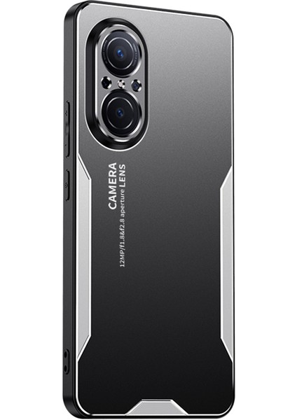 Huawei Nova 9 Se/nova 9 Se 5g Alüminyum Alaşımlı Kılıf Hava Yastığı Korumalı Telefon Koruyucu Kapak-Gümüş (Yurt Dışından)