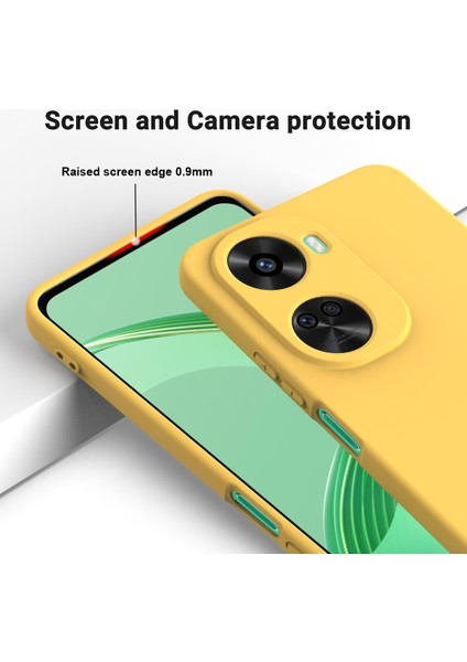Huawei Nova 12 Se 4g/nova 11 Se Darbeye Dayanıklı Kılıf Sıvı Silikon Koruyucu Kılıf El Askısı Ile-Sarı (Yurt Dışından) fırsatları