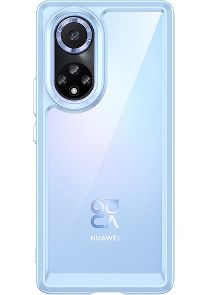 Honor 50/huawei Nova 9 Tpu+Akrilik Hibrit Aşınmaya Dayanıklı Kılıf Bağımsız Düğmeler Kir Önleyici Telefon Kabuğu-Bebek Mavisi (Yurt Dışından)