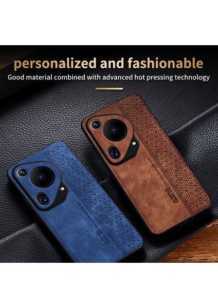 Azns Huawei Pura 70 Ultra Kılıf Pu Deri+Tpu Baskılı Desen Kaymaz Tutacak Telefon Kılıfı-Kahverengi (Yurt Dışından) fırsatları