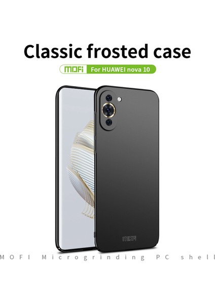 Huawei Nova 10 4g Mat Sert Pc Arka Kılıf Darbeye Dayanıklı Koruyucu Telefon Kabuğu Kayışlı-Kırmızı (Yurt Dışından) fiyatları