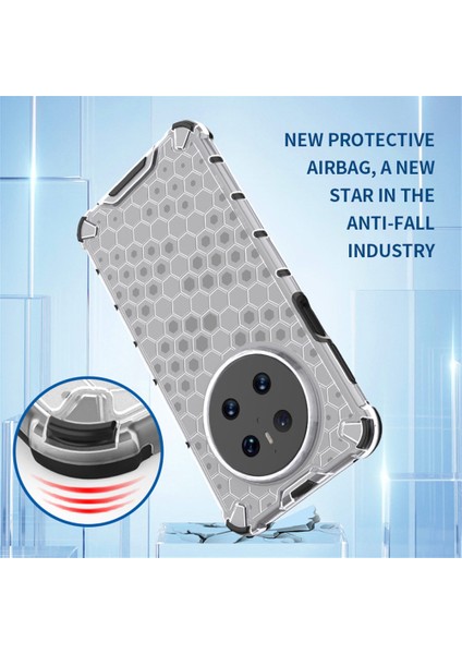 Huawei Mate 70 Pro+/mate 70 Pro Kılıfı Magsafe Honeycomb Tasarım Tpu+Pc Telefon Kılıfı-Mavi ile Uyumlu (Yurt Dışından) modelleri