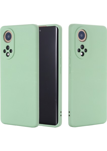 Huawei Nova 9 Pro/honor 50 Pro-Yeşil Için Kayışlı Yumuşak Sıvı Silikon Ince Uyumlu Mikrofiber Astarlı Koruyucu Telefon Kılıfı (Yurt Dışından) fiyatları