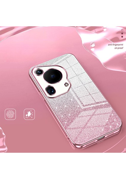 Huawei Pura 70 Ultra Kılıf Degrade Parıltılı Elektrokaplama Yumuşak Tpu Telefon Kılıfı-Yeşil (Yurt Dışından) fırsatları