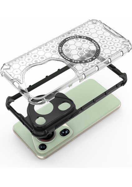 Huawei Pura 70 Ultra Kılıf Magsafe Honeycomb Tpu+Pc Telefon Kılıfı-Mavi ile Uyumlu (Yurt Dışından) fiyatları