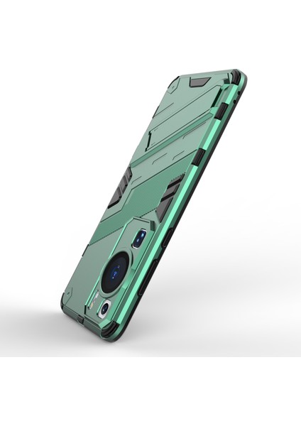 Huawei P60 Tpu+Pc Telefon Kılıfı Kickstand Koruyucu Telefon Kılıfı-Yeşil (Yurt Dışından) indirimleri