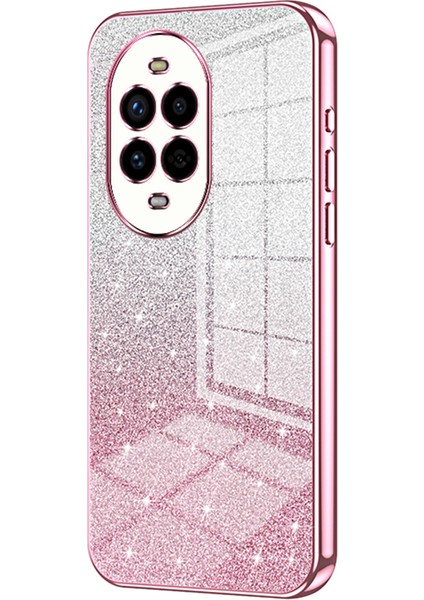 Huawei Nova 13 Pro 5g Kılıf Galvanik Degrade Parıltılı Tpu Telefon Kılıfı-Pembe (Yurt Dışından)