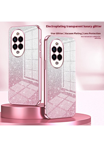 Huawei Nova 13 Pro 5g Kılıf Galvanik Degrade Parıltılı Tpu Telefon Kılıfı-Pembe (Yurt Dışından) modelleri