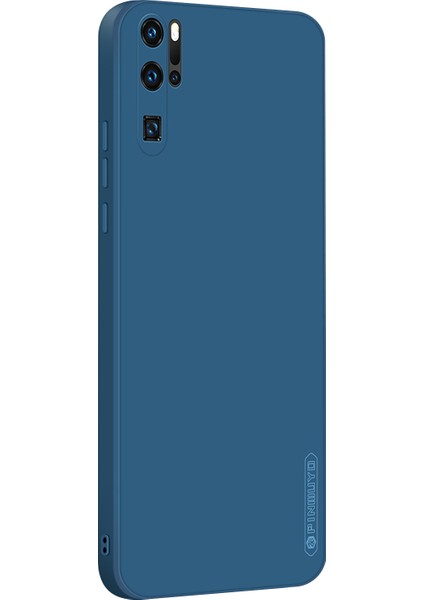 Pınwuyo Yumuşak Silikon Telefon Koruma Hibrit Kılıf Kapak Huawei P30 Pro-Koyu Mavi (Yurt Dışından)