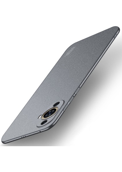 Mofı Shield Mat Serisi Huawei Nova 11/nova 12S 4g/nova 12 Lite 4g Sert Pc Telefon Kılıfı Parmak Izi Olmayan Buzlu Telefon Kılıfı-Gri (Yurt Dışından)