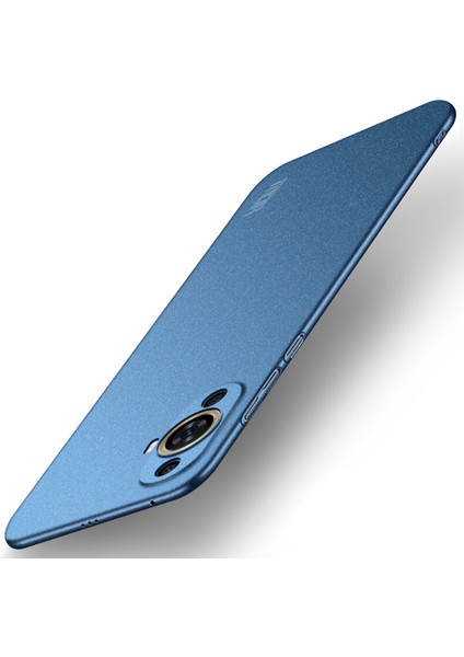 Mofı Shield Mat Serisi Huawei Nova 11/nova 12S 4g/nova 12 Lite 4g Sert Pc Telefon Kılıfı Parmak Izi Olmayan Buzlu Telefon Kılıfı-Mavi (Yurt Dışından)