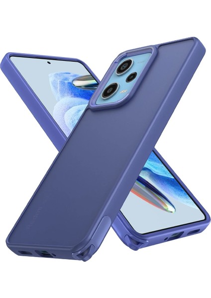 Xiaomi Redmi Note 12 Pro 5g Kılıf Elegant Kapak - Açık Mavi Drstr