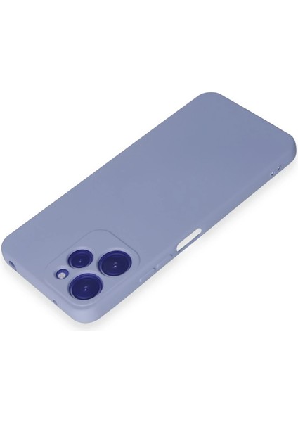 Xiaomi Redmi 12 Kılıf Nano Içi Kadife Silikon - Lila Drstr