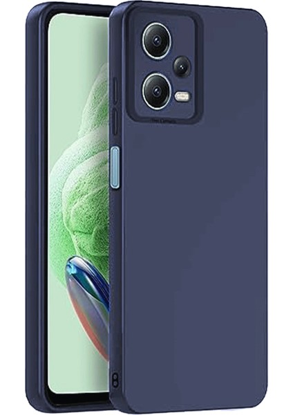 Xiaomi Redmi Note 12 Pro 5g Kılıf Nano Içi Kadife Silikon - Lacivert Drstr indirimleri