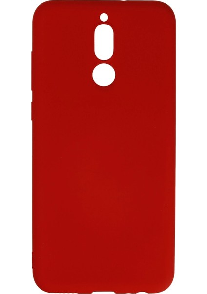 Huawei Mate 10 Lite Kılıf Nano Içi Kadife Silikon - Kırmızı Drstr