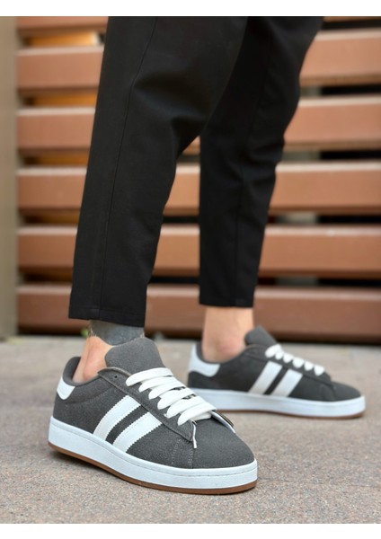 BA0235 Boa Iki Çizgili Füme Erkek Günlük Ayakkabı fiyatları