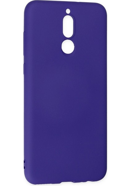 Huawei Mate 10 Lite Kılıf Nano Içi Kadife Silikon - Mor Drstr