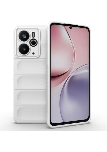 Realme 14 5g Kılıf Düşmeye Karşı Yumuşak Tpu Sağlam Telefon Arka Kapağı-Beyaz (Yurt Dışından)