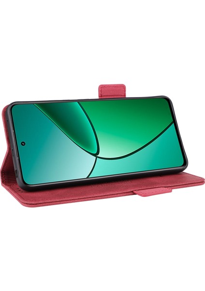 Realme 12 4g/12+5g Cüzdan Telefon Kılıfı Donanım Dekor Pu Deri Folio Kapaklı Kapak-Gül (Yurt Dışından) modelleri