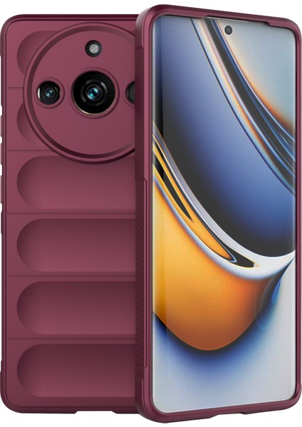 Realme 11 Pro+5g/11 Pro 5g Tpu Arka Kılıf Darbeye Dayanıklı Sağlam Telefon Kılıfı-Şarap Kırmızısı (Yurt Dışından)