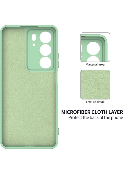 Realme C75X Sıvı Silikon Kılıf Telefon Arka Kapağı El Kayışı-Yeşil (Yurt Dışından) indirimleri