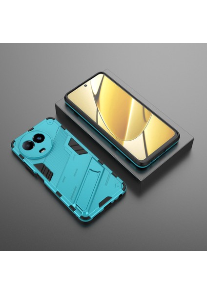 Realme 11X 5g/11 5g(Global)Pc+Tpu Koruyucu Cep Telefonu Kılıfı Kickstand ile Düşmeye Dayanıklı Kılıf-Bebek Mavisi (Yurt Dışından) indirimleri