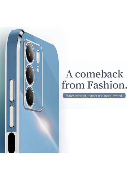 Xınlı Realme C75 Kılıf Tpu Telefon Kılıfı Galvanik Çerçeveli-Siyah (Yurt Dışından) indirimleri