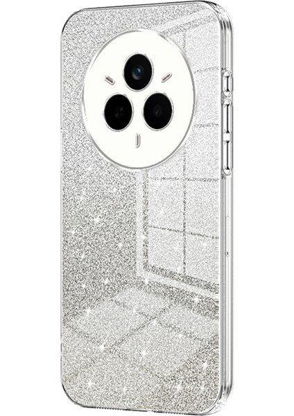 Realme 14 Pro 5g Kılıf Galvanik Degrade Parıltılı Tpu Telefon Kılıfı-Şeffaf (Yurt Dışından)