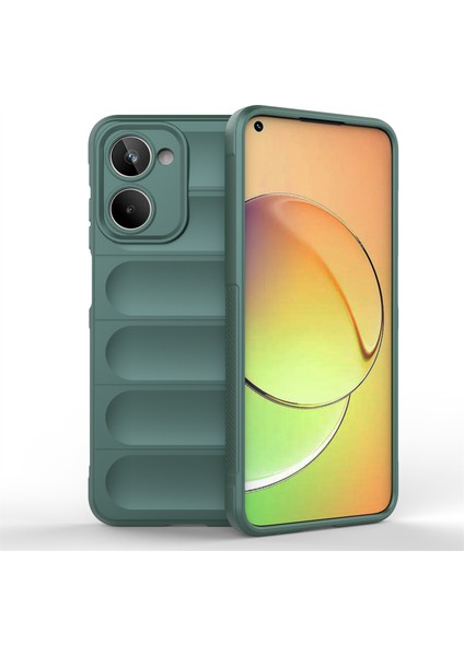 Realme 10 4g Yumuşak Tpu Cep Telefonu Kılıfı Kaymaz Çizilmeye Dayanıklı Sağlam Arka Koruyucu Telefon Kılıfı-Yeşil (Yurt Dışından)