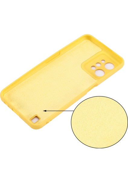 Realme C31 Sıvı Silikon Telefon Kılıfı Için, Kalınlaştırıcı Tasarım Yumuşak Mikrofiber Astar Yastık Çizilmez Koruyucu Kılıf-Sarı (Yurt Dışından) fırsatları