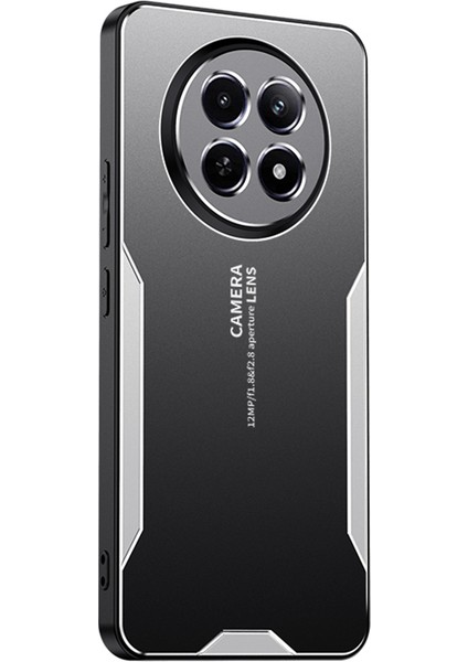 Realme 13 Pro Ultra 5g Telefon Kılıfı Alüminyum Alaşımlı Tpu Pc Arka Kapak-Gümüş (Yurt Dışından)