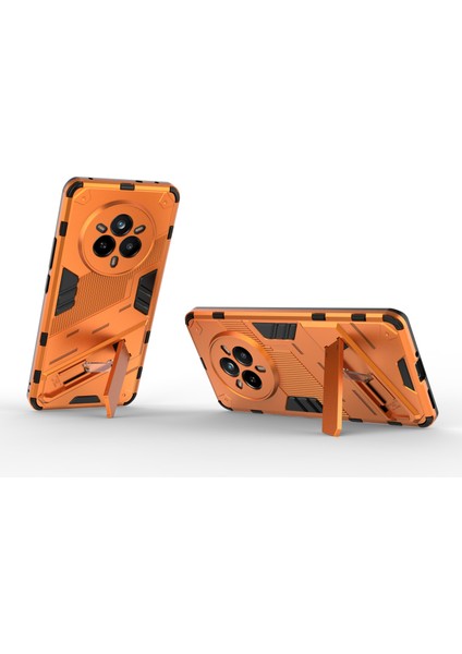 Realme 14 Pro 5g Kılıf Pc+Tpu Darbeye Dayanıklı Telefon Kılıfı Kickstand Ile-Turuncu (Yurt Dışından) modelleri