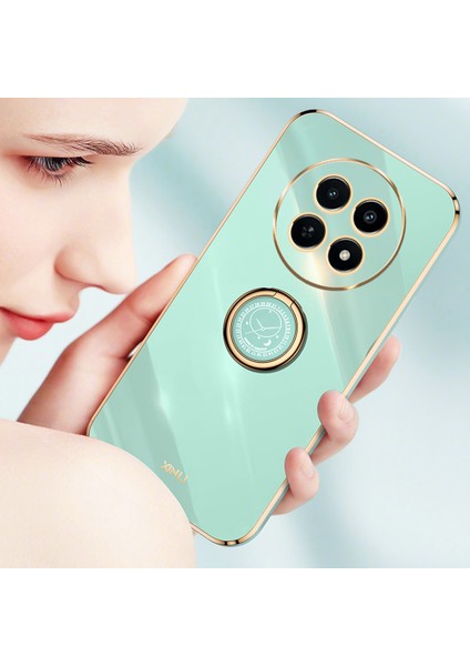 Xınlı Realme 12 5G/12X 5g Kılıf Düşmeye Lı Halka Destekli Tpu Galvanik Telefon Kılıfı-Mavi (Yurt Dışından) fiyatları