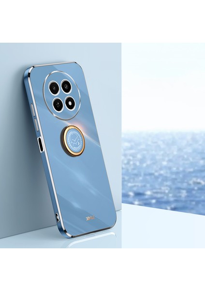 Xınlı Realme 12 5G/12X 5g Kılıf Düşmeye Lı Halka Destekli Tpu Galvanik Telefon Kılıfı-Mavi (Yurt Dışından) indirimleri