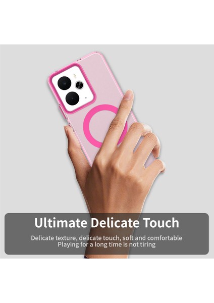 Realme 14 5g Kılıf Magsafe Anti Drop Hibrit Telefon Arka Kapağı ile Uyumlu-Kırmızı (Yurt Dışından) indirimleri