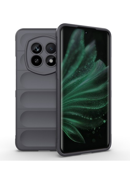 Realme P2 Pro 5g Kılıf Düşmeye Karşı Yumuşak Tpu Sağlam Telefon Arka Kapağı-Koyu Gri (Yurt Dışından)