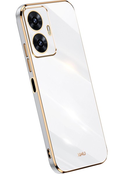 Xınlı Realme C55 4g Galvanik Tpu Telefon Kılıfı Çizilmez Telefon Kılıfı-Beyaz (Yurt Dışından)