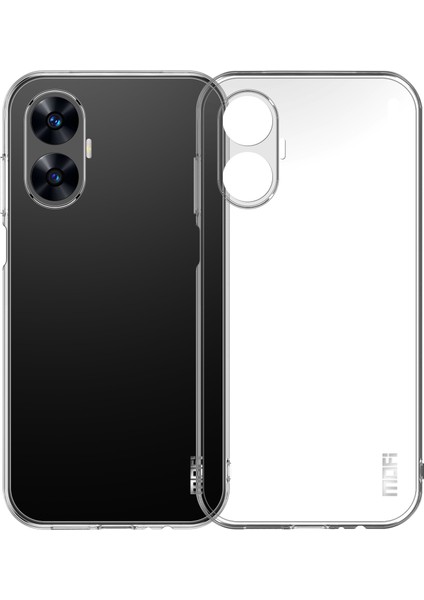 Mofı Realme C55 Darbeye Dayanıklı Şeffaf Arka Kabuk Kılıf Yumuşak Tpu Telefon Kılıfı (Yurt Dışından)