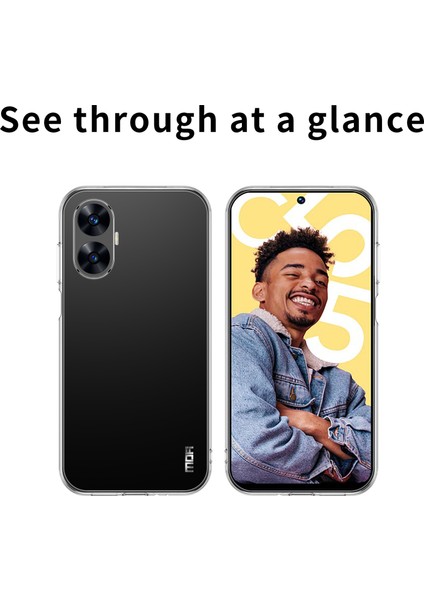 Mofı Realme C55 Darbeye Dayanıklı Şeffaf Arka Kabuk Kılıf Yumuşak Tpu Telefon Kılıfı (Yurt Dışından) modelleri
