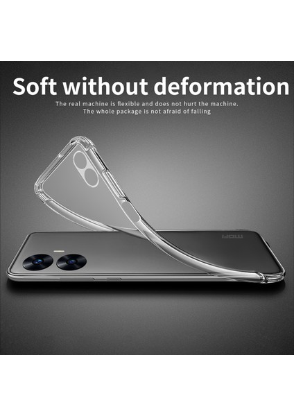 Mofı Realme C55 Darbeye Dayanıklı Şeffaf Arka Kabuk Kılıf Yumuşak Tpu Telefon Kılıfı (Yurt Dışından) fırsatları