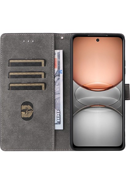 Realme 14X 5G/V60 Pro 5G/C75 Rfıd Engelleme Pu Deri Kılıf Standı Görünüm-Yeşil Için Cüzdan Telefon Kılıfı (Yurt Dışından) modelleri