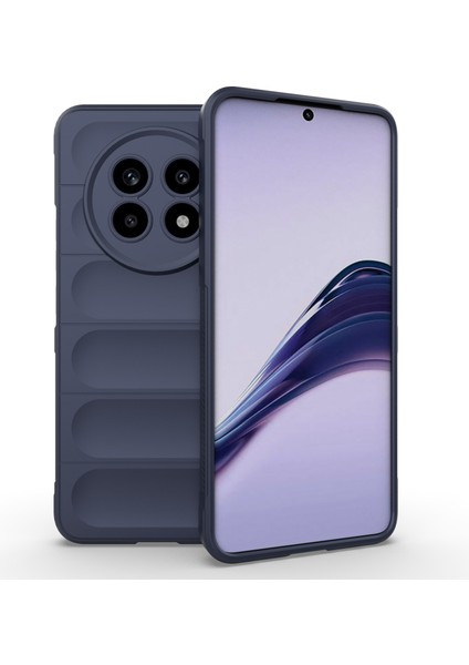 Realme 13 Pro 5g(Global)/13 Pro+5g(Global)Kılıf Düşmeye Karşı Yumuşak Tpu Sağlam Telefon Arka Kapağı-Koyu Mavi (Yurt Dışından)